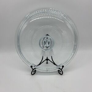 PYREX Corning Ware Glass Round 8 3/4" Replacement Lid 04 G 1 C  A Clear G1C Ribs